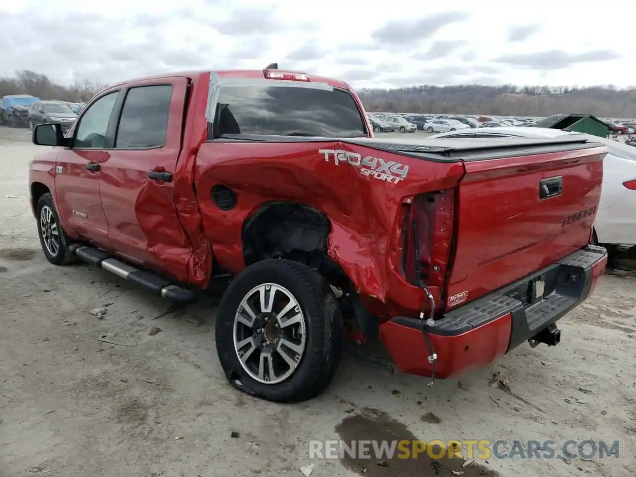 3 Photograph of a damaged car 5TFDY5F15LX946386 TOYOTA TUNDRA 2020