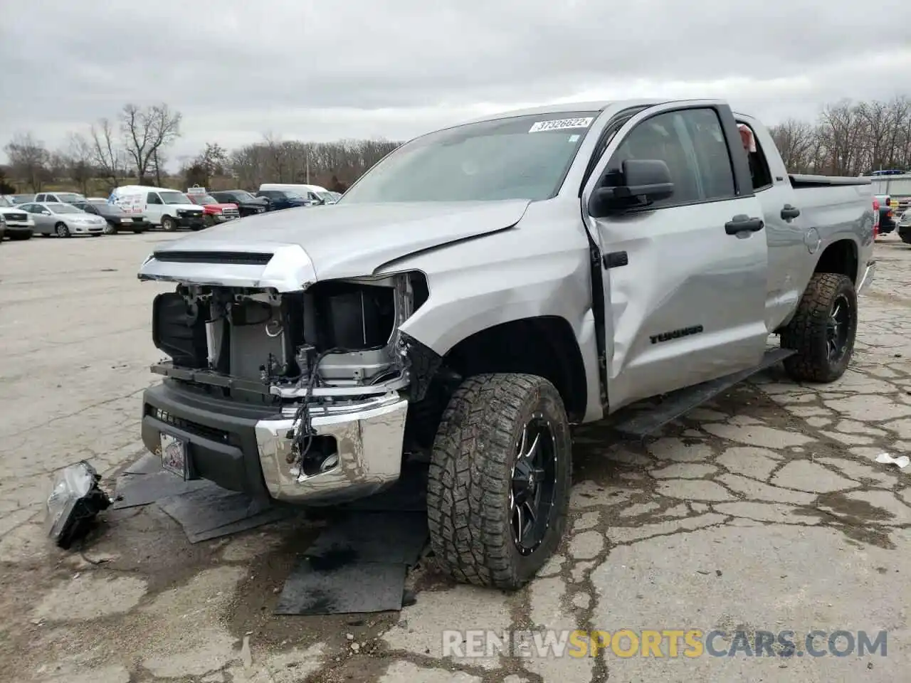 2 Photograph of a damaged car 5TFDY5F15LX948316 TOYOTA TUNDRA 2020