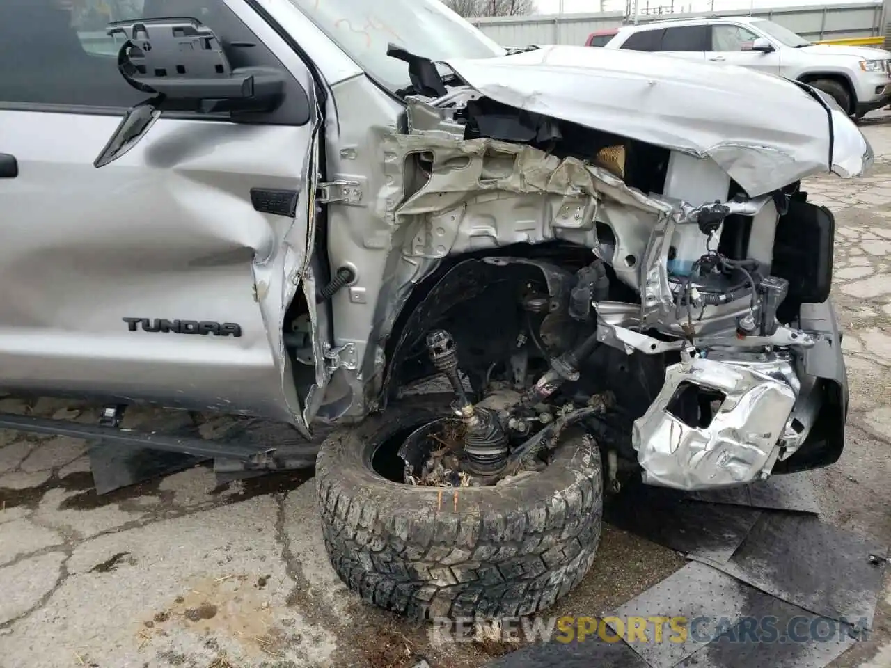 9 Photograph of a damaged car 5TFDY5F15LX948316 TOYOTA TUNDRA 2020