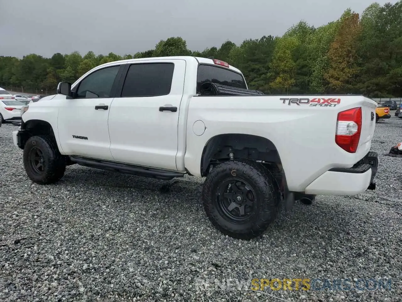 2 Photograph of a damaged car 5TFDY5F15LX950535 TOYOTA TUNDRA 2020