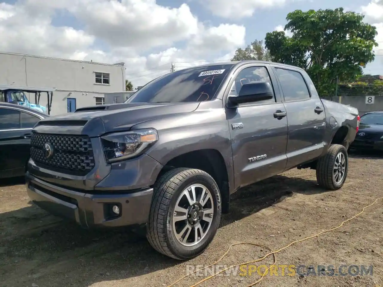 2 Photograph of a damaged car 5TFDY5F16LX911596 TOYOTA TUNDRA 2020