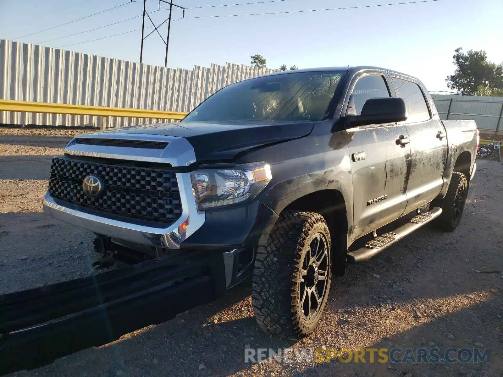 2 Photograph of a damaged car 5TFDY5F16LX921352 TOYOTA TUNDRA 2020