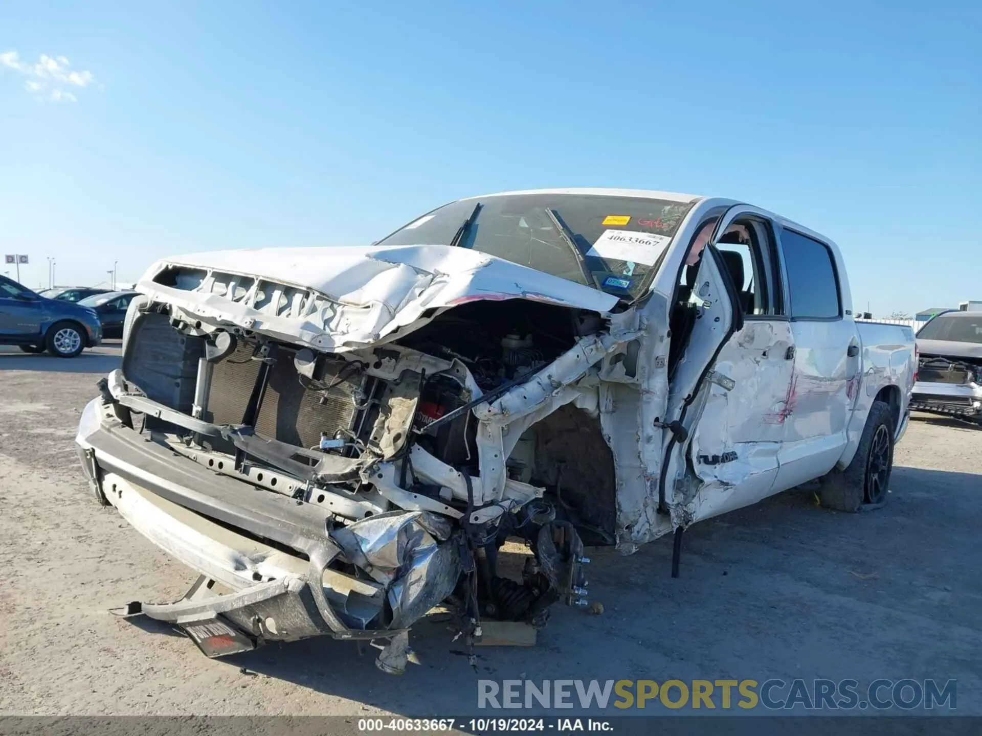 6 Photograph of a damaged car 5TFDY5F16LX945215 TOYOTA TUNDRA 2020