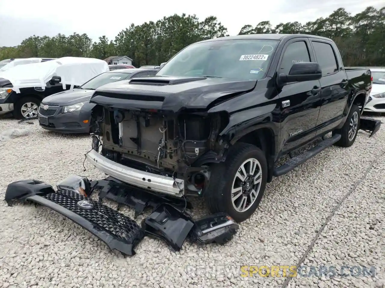 2 Photograph of a damaged car 5TFDY5F17LX901787 TOYOTA TUNDRA 2020