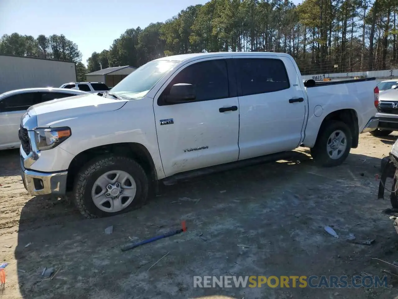 1 Photograph of a damaged car 5TFDY5F18LX898074 TOYOTA TUNDRA 2020