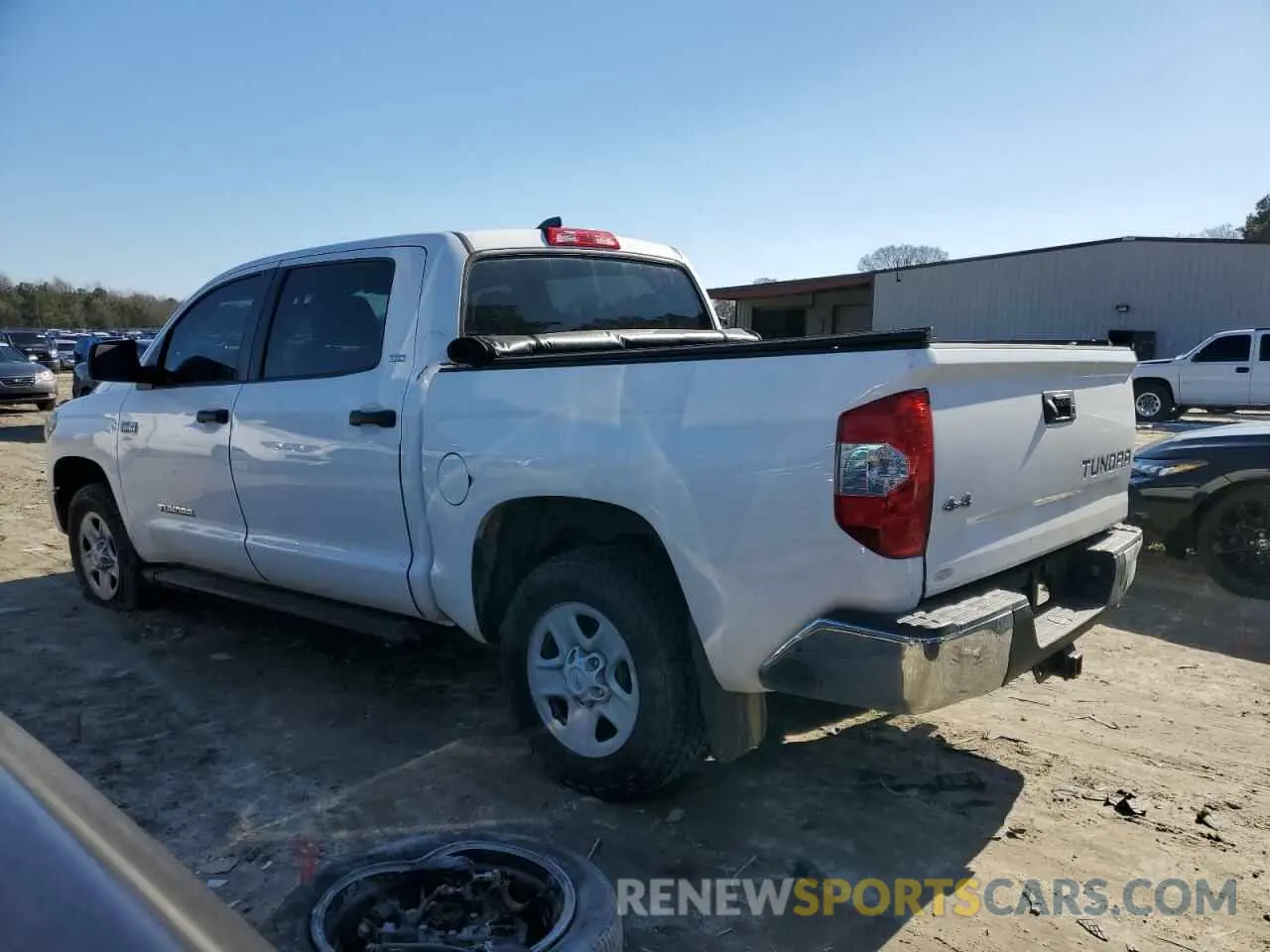 2 Photograph of a damaged car 5TFDY5F18LX898074 TOYOTA TUNDRA 2020