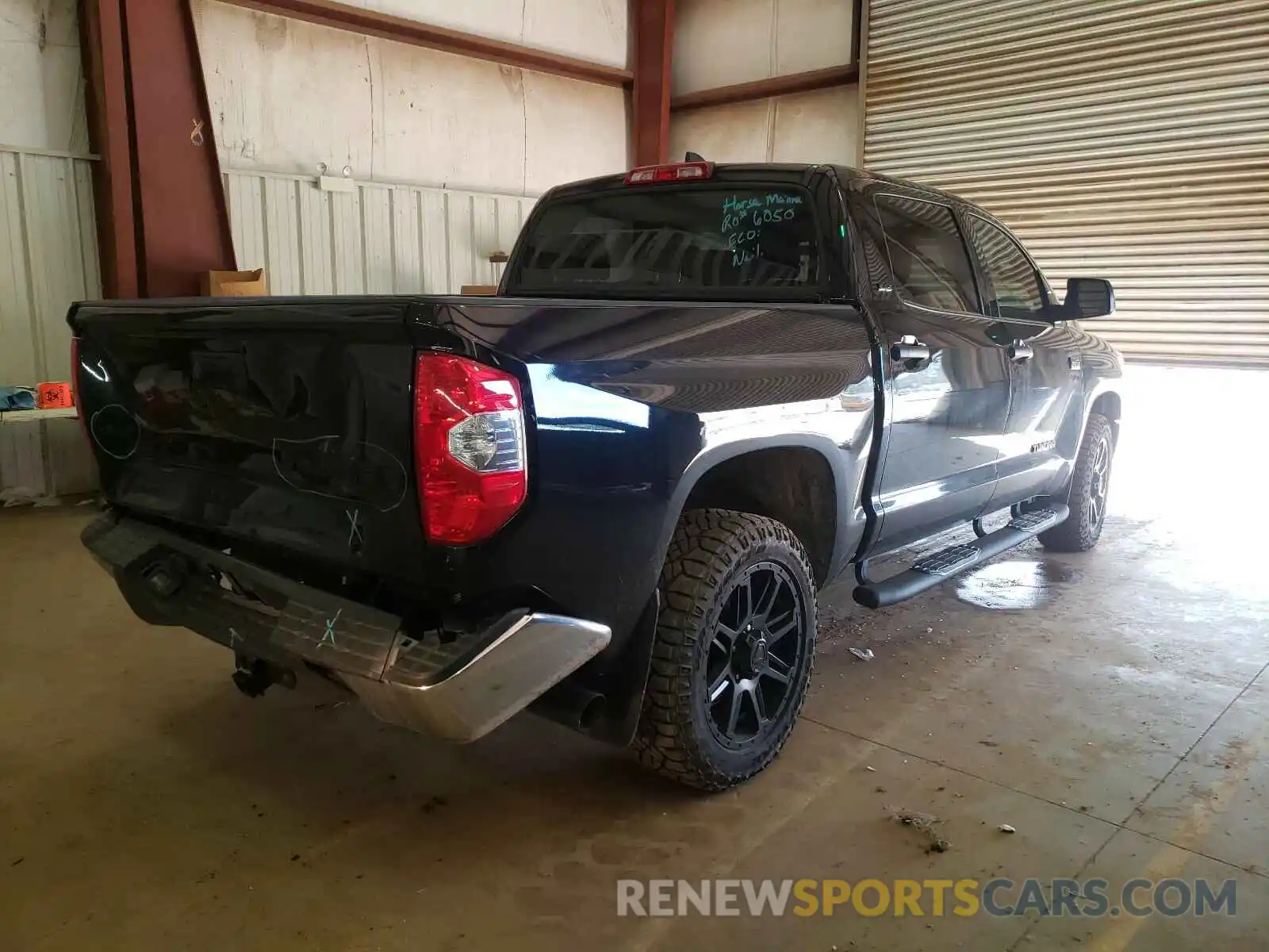 4 Photograph of a damaged car 5TFDY5F18LX910756 TOYOTA TUNDRA 2020