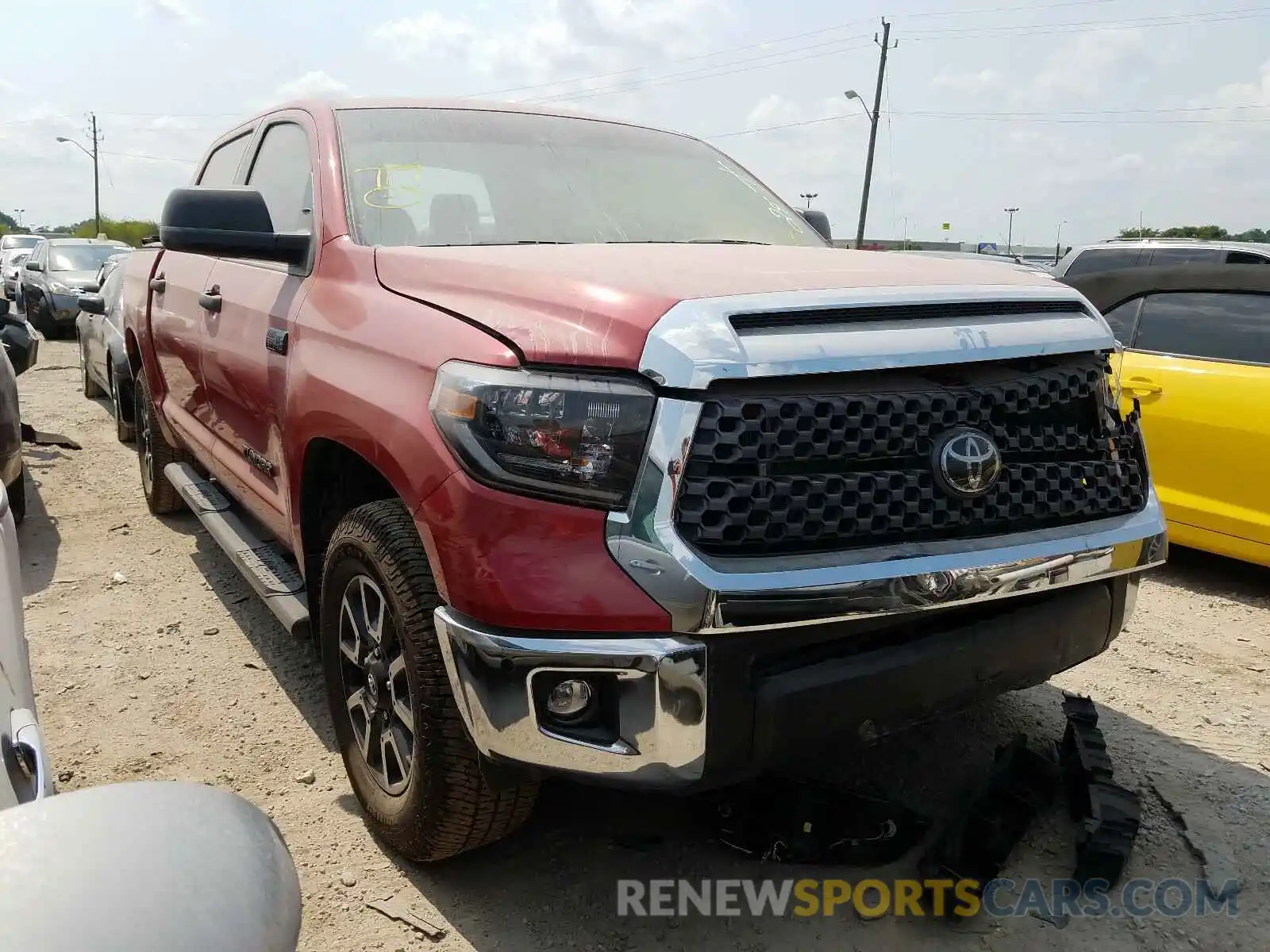 1 Photograph of a damaged car 5TFDY5F18LX918839 TOYOTA TUNDRA 2020