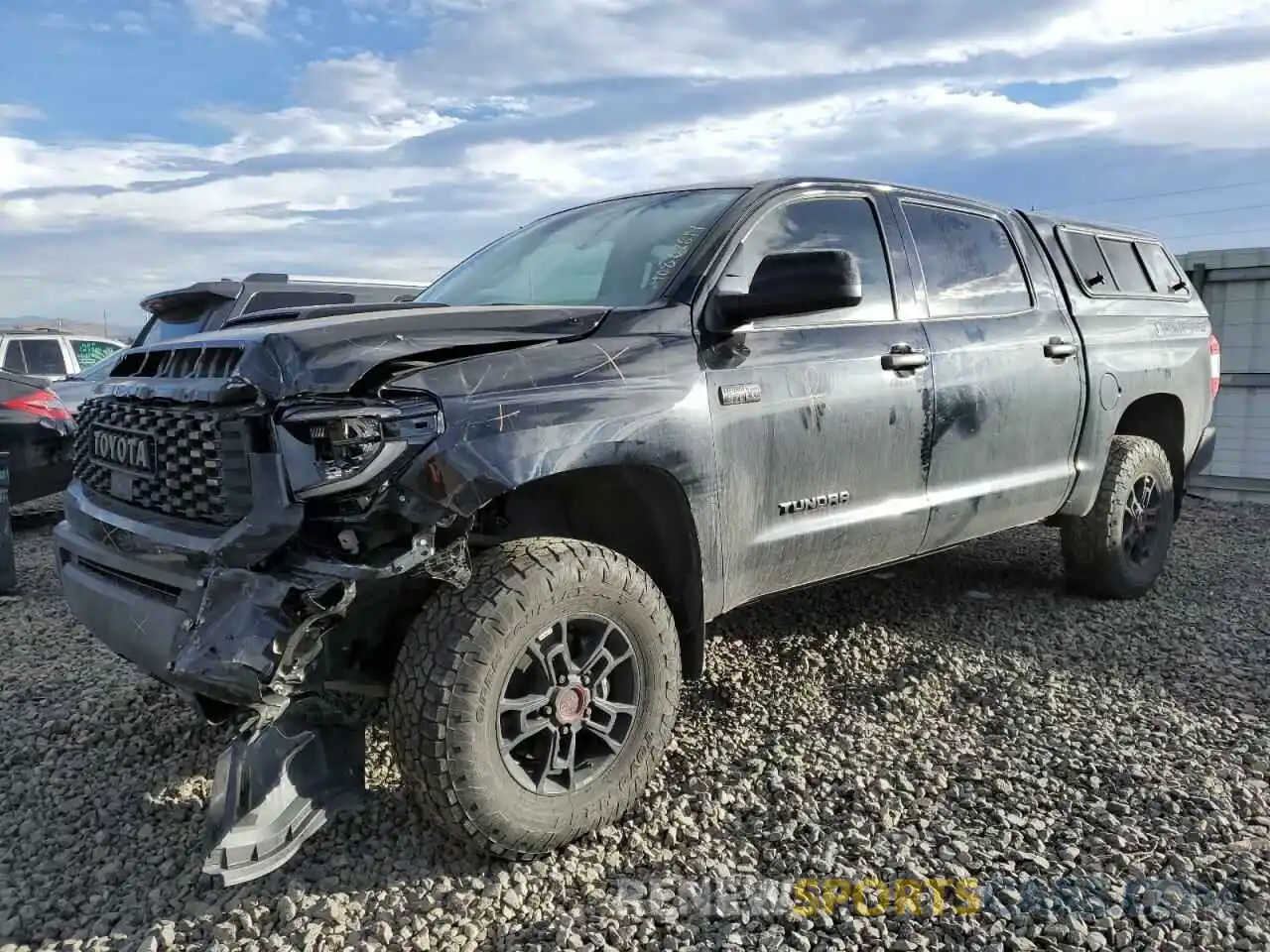 1 Photograph of a damaged car 5TFDY5F18LX934779 TOYOTA TUNDRA 2020