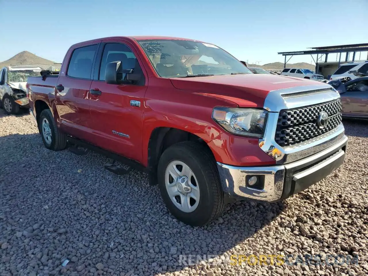 4 Photograph of a damaged car 5TFDY5F19LX942129 TOYOTA TUNDRA 2020
