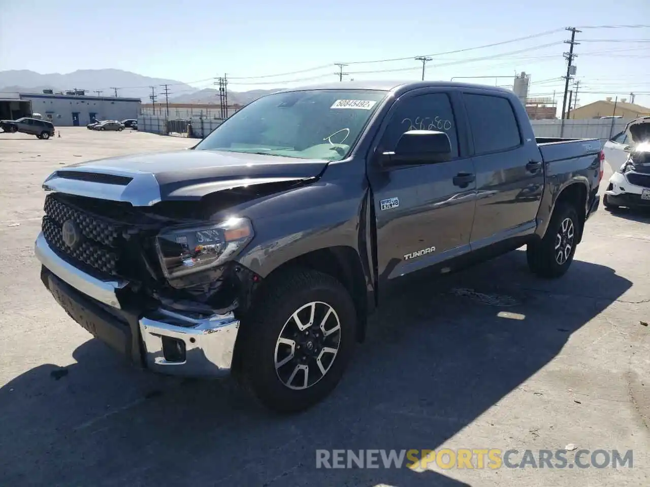 2 Photograph of a damaged car 5TFDY5F19LX947783 TOYOTA TUNDRA 2020