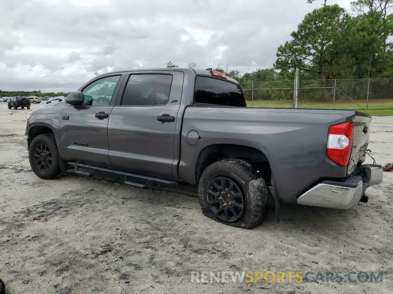 2 Photograph of a damaged car 5TFEY5F10LX265167 TOYOTA TUNDRA 2020