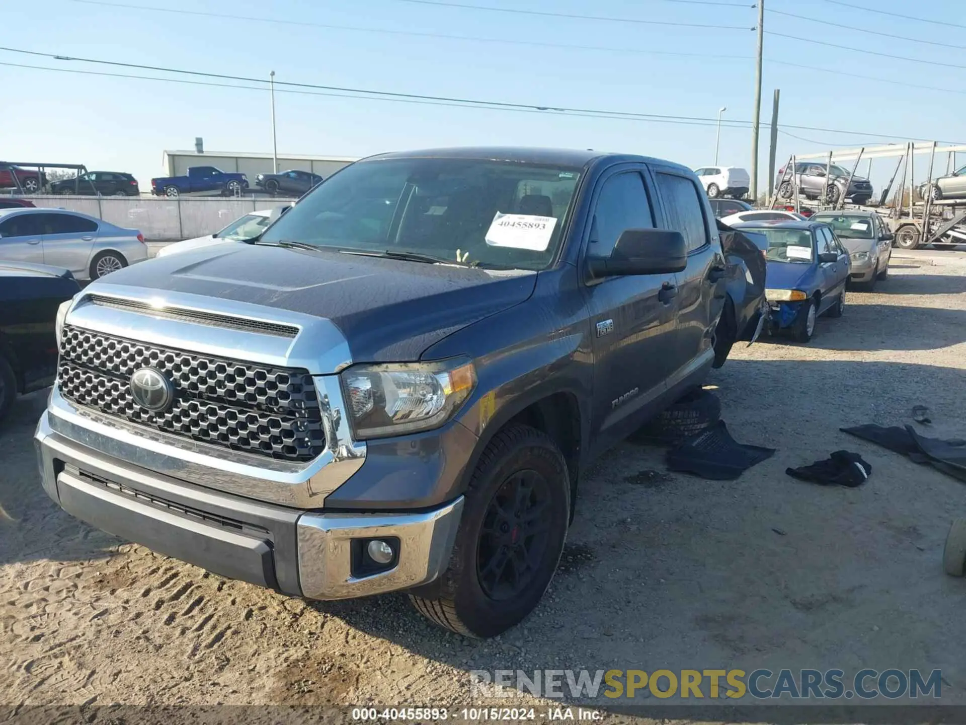 2 Photograph of a damaged car 5TFEY5F10LX266304 TOYOTA TUNDRA 2020