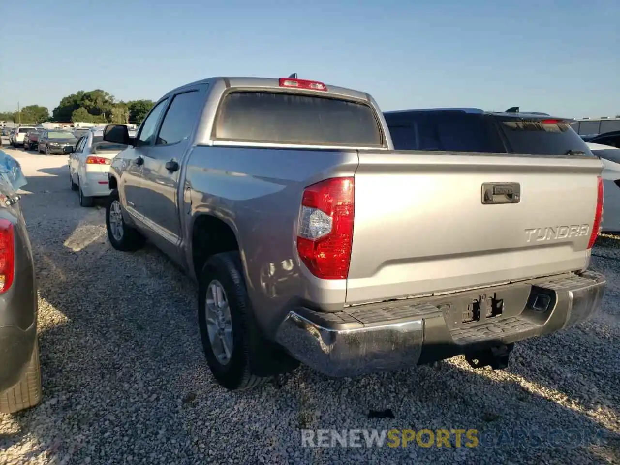 3 Photograph of a damaged car 5TFEY5F14LX256245 TOYOTA TUNDRA 2020