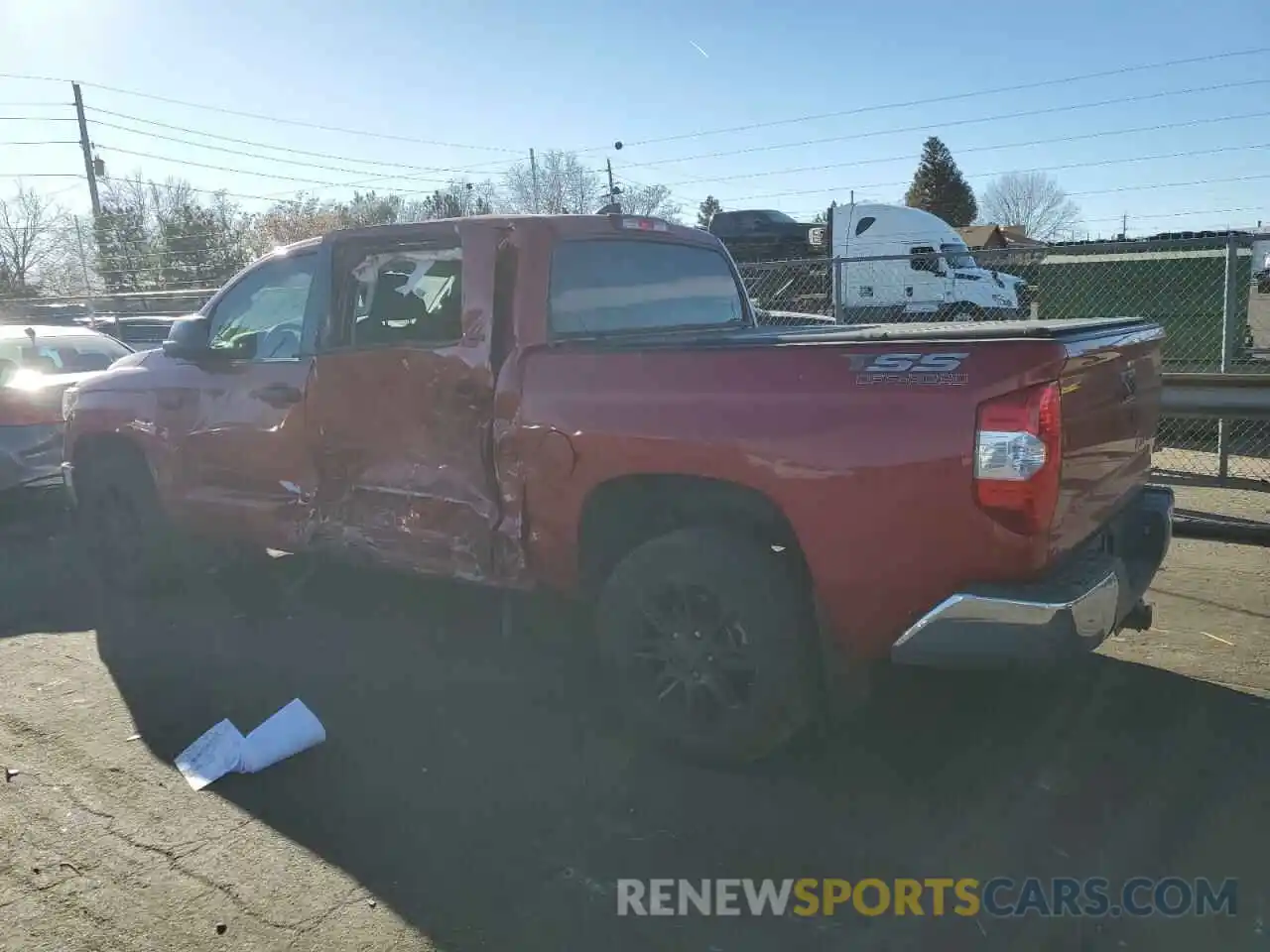 2 Photograph of a damaged car 5TFEY5F14LX270310 TOYOTA TUNDRA 2020