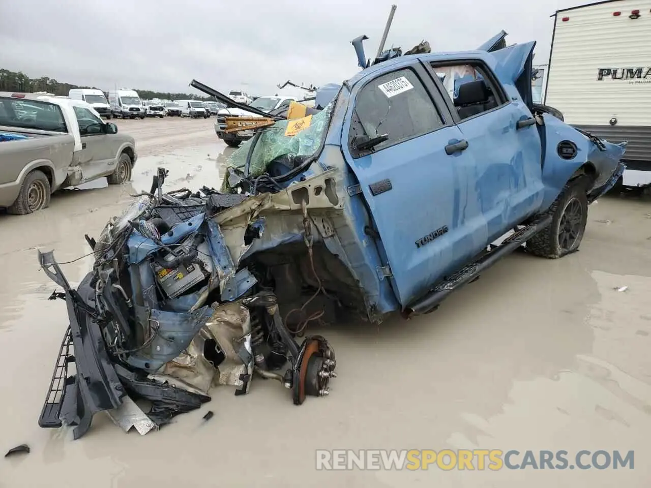 1 Photograph of a damaged car 5TFEY5F15LX259770 TOYOTA TUNDRA 2020