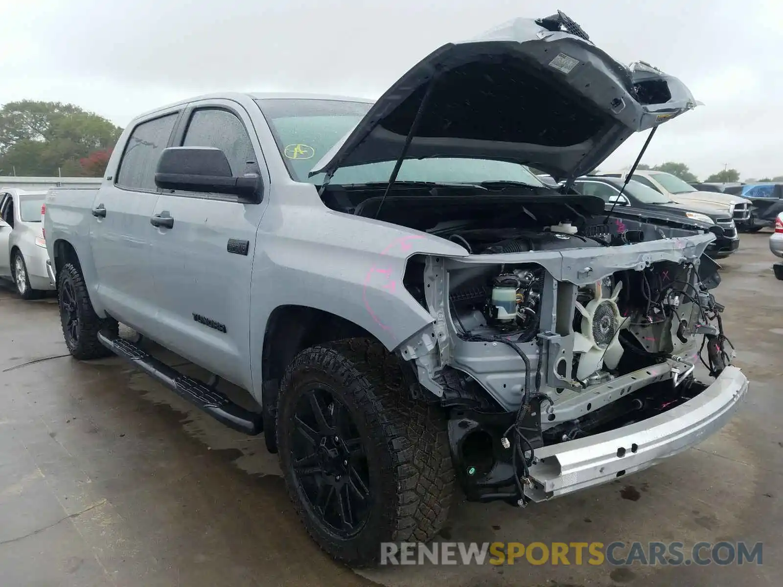 1 Photograph of a damaged car 5TFEY5F15LX268050 TOYOTA TUNDRA 2020