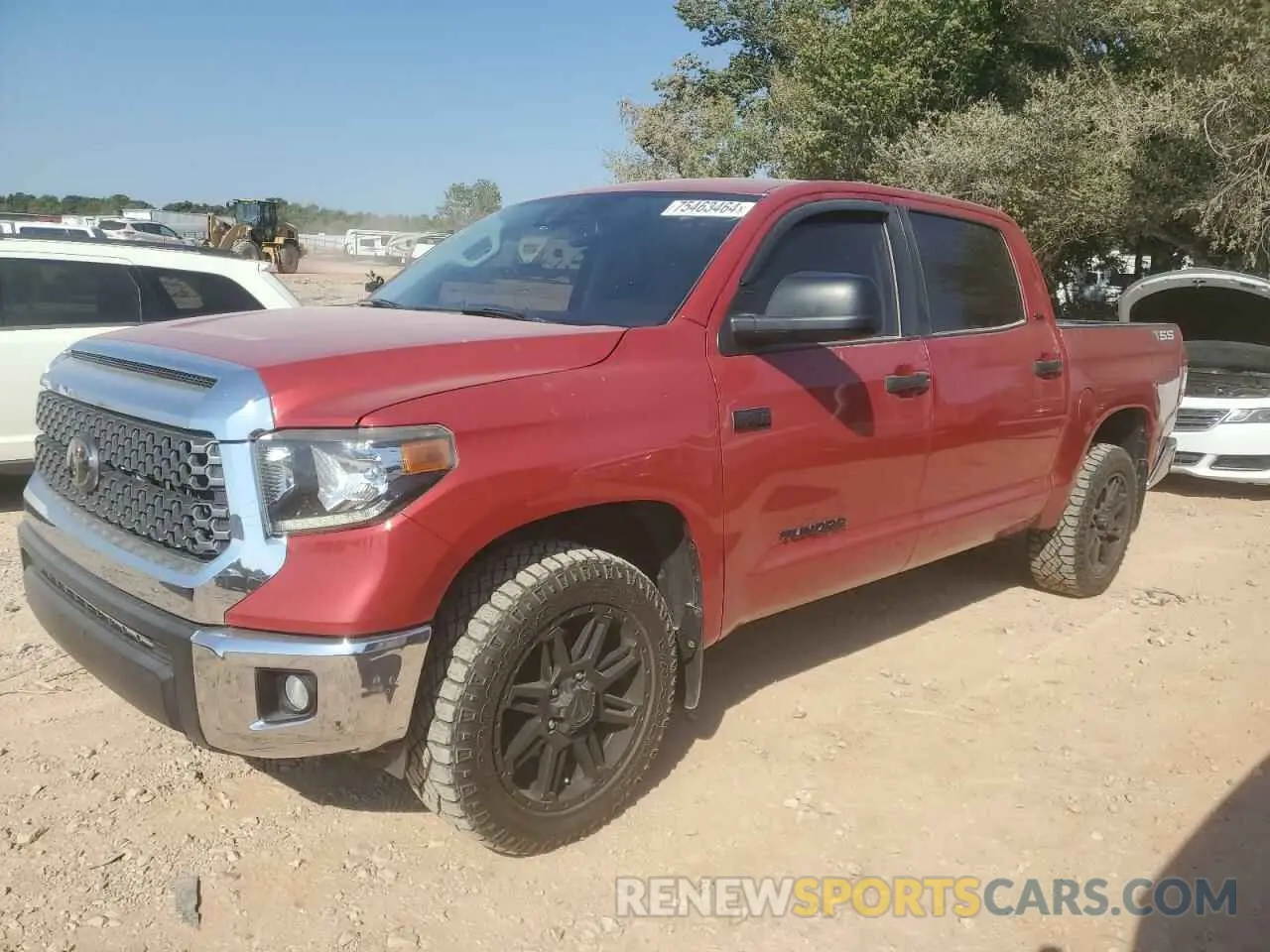 1 Photograph of a damaged car 5TFEY5F17LX261763 TOYOTA TUNDRA 2020