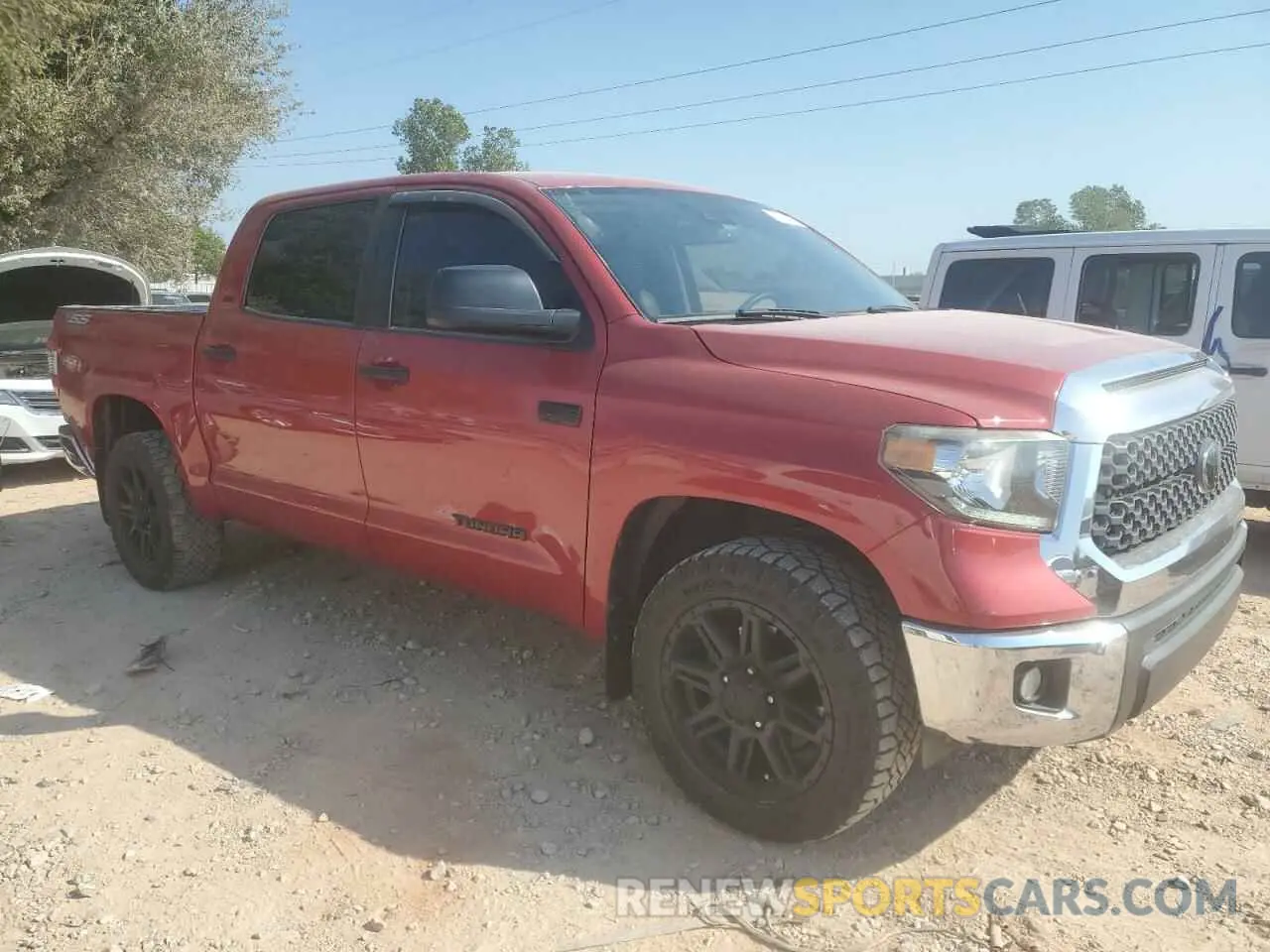 4 Photograph of a damaged car 5TFEY5F17LX261763 TOYOTA TUNDRA 2020