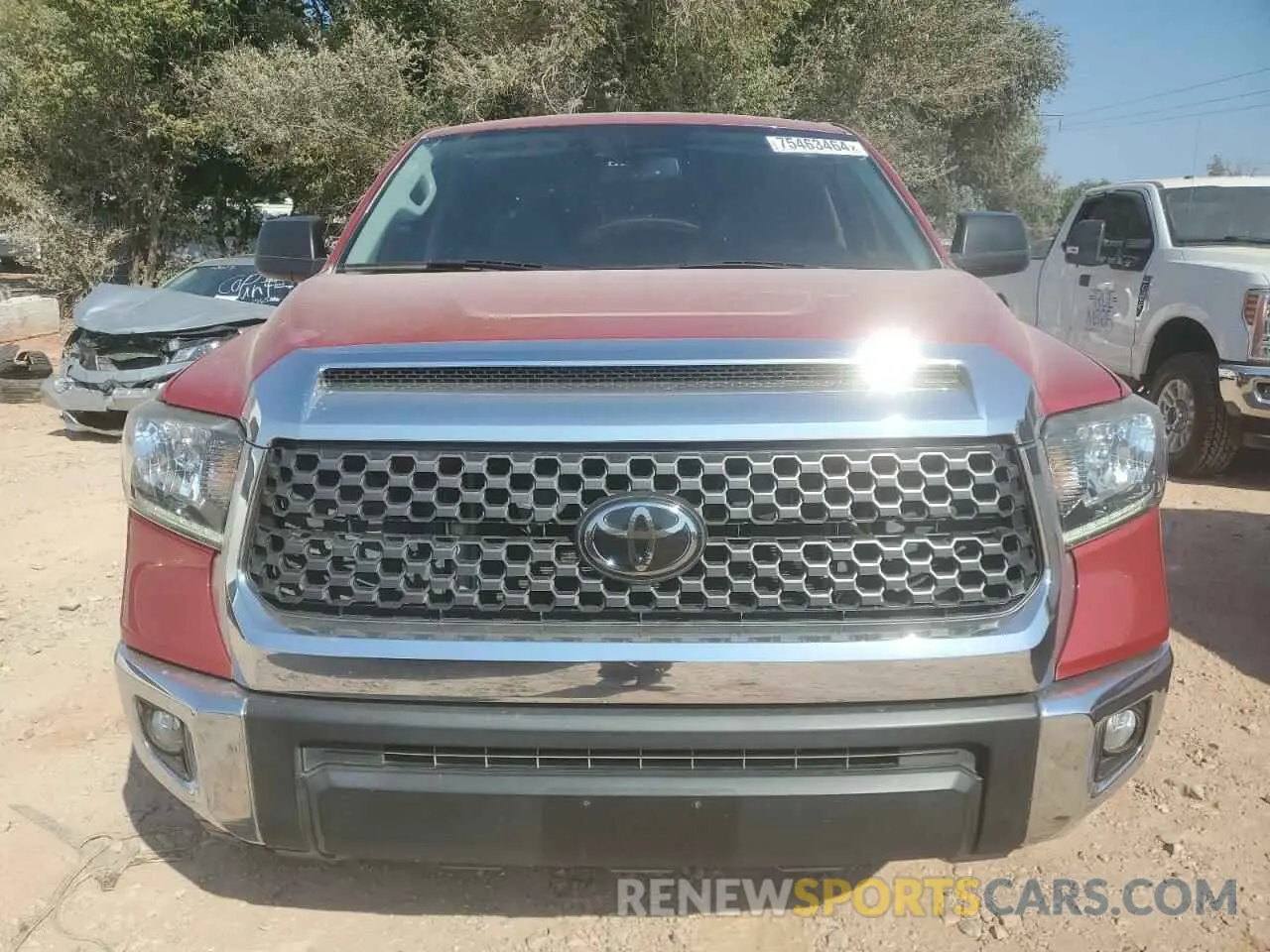 5 Photograph of a damaged car 5TFEY5F17LX261763 TOYOTA TUNDRA 2020