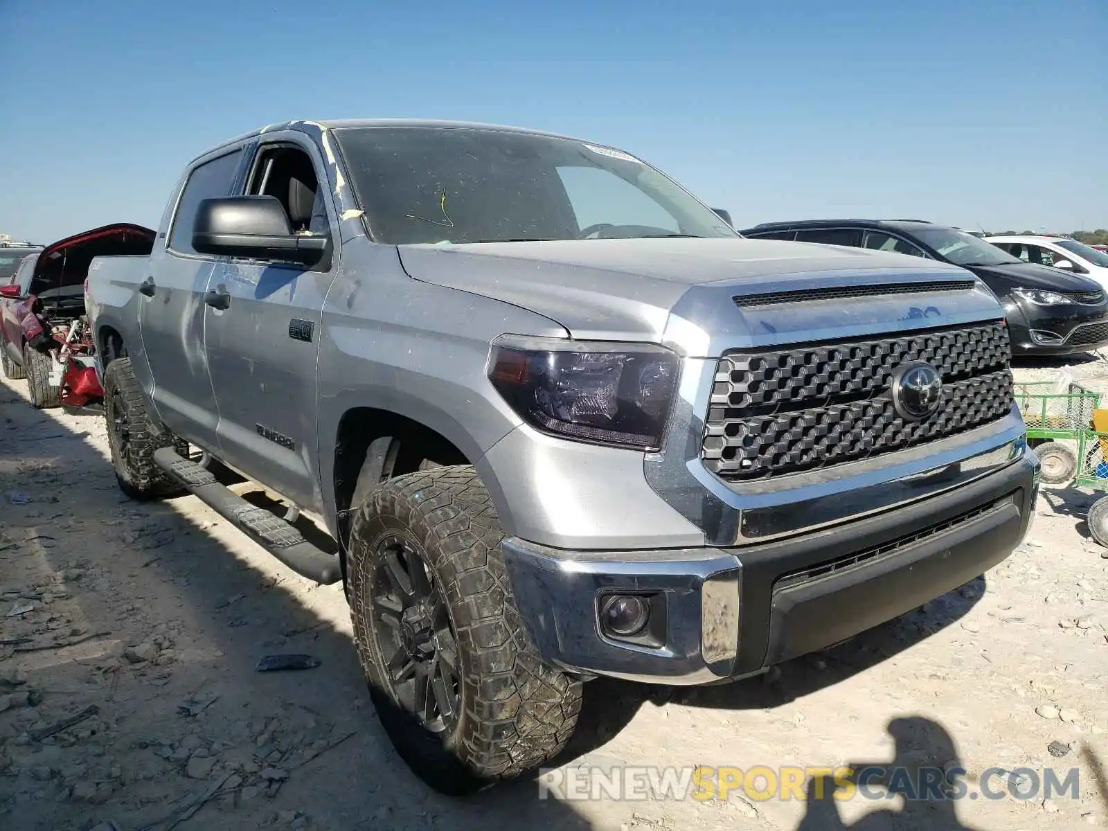 1 Photograph of a damaged car 5TFEY5F1XLX259179 TOYOTA TUNDRA 2020