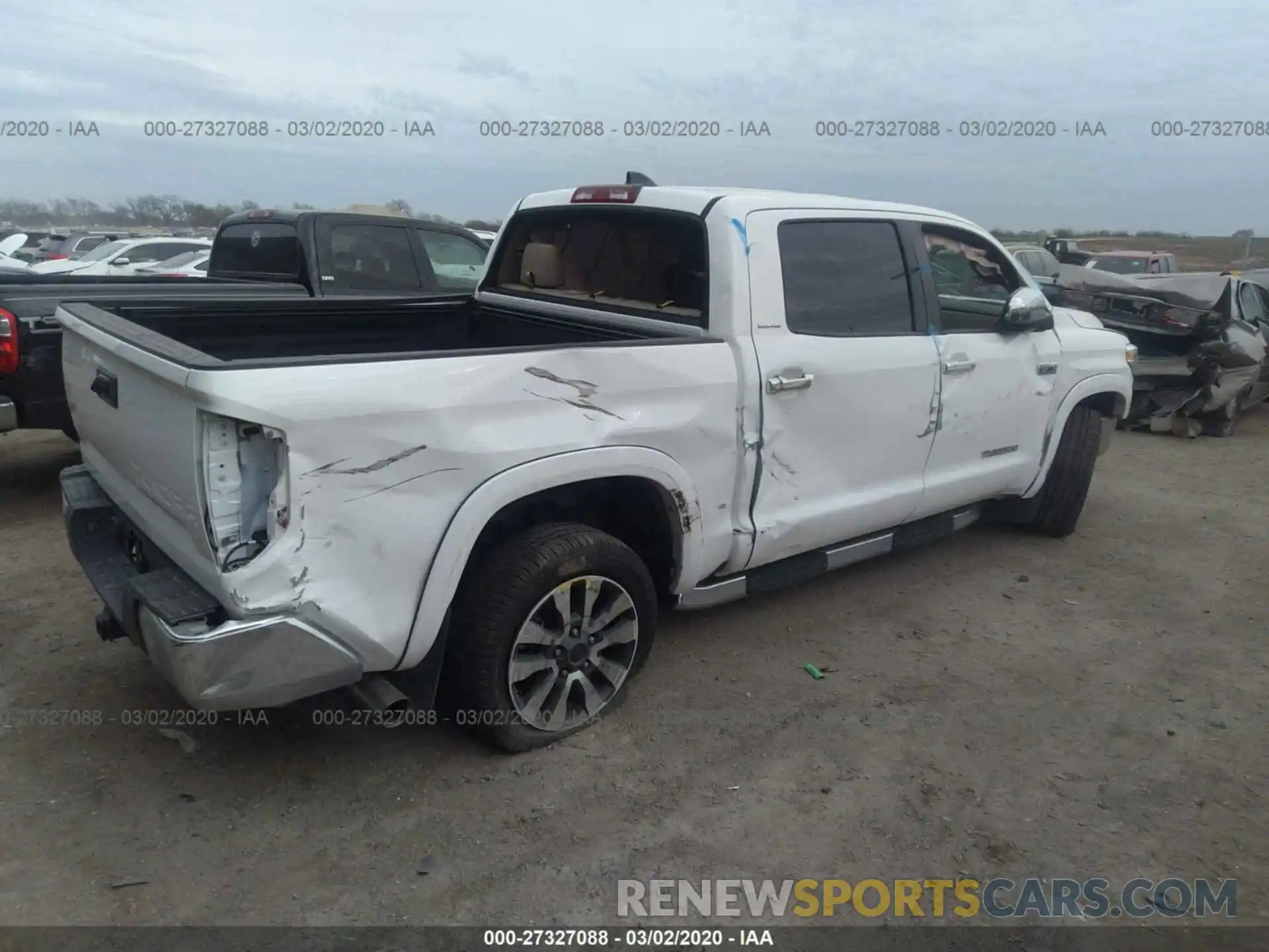 4 Photograph of a damaged car 5TFFY5F14LX261482 TOYOTA TUNDRA 2020