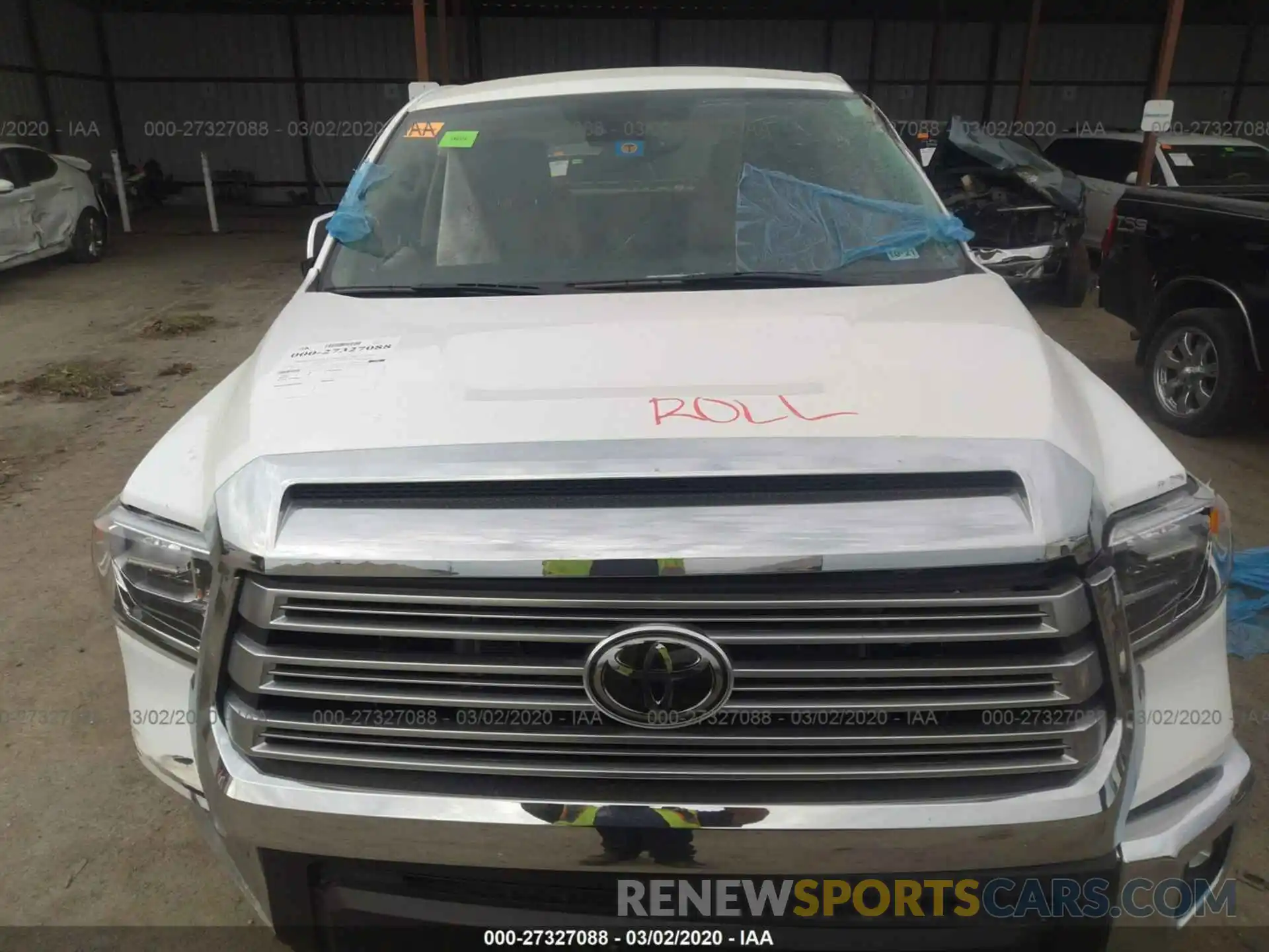 6 Photograph of a damaged car 5TFFY5F14LX261482 TOYOTA TUNDRA 2020