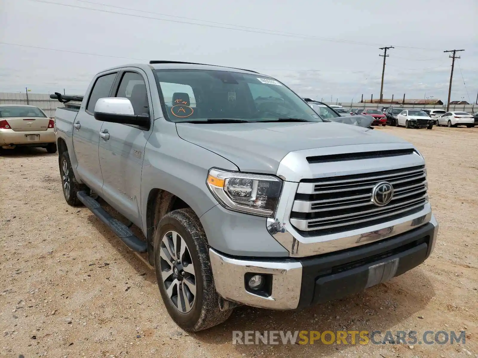 1 Photograph of a damaged car 5TFFY5F15LX264293 TOYOTA TUNDRA 2020