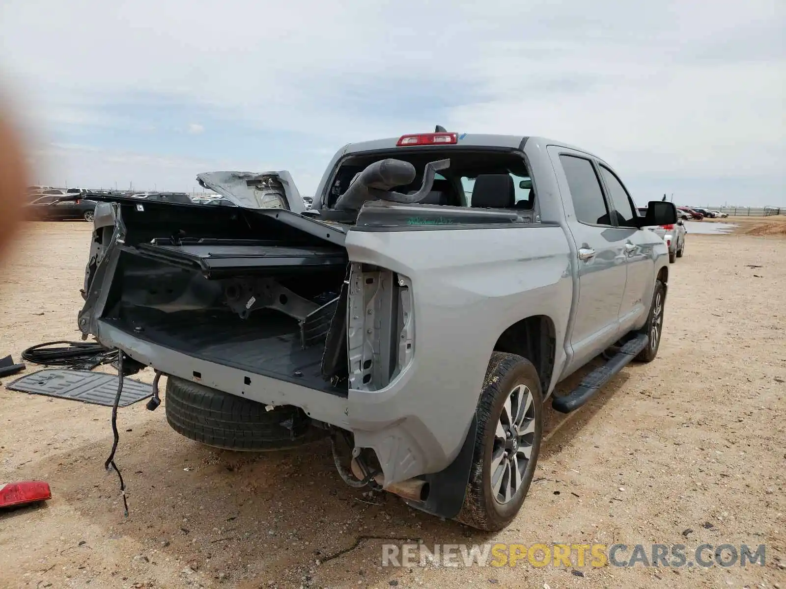 4 Photograph of a damaged car 5TFFY5F15LX264293 TOYOTA TUNDRA 2020