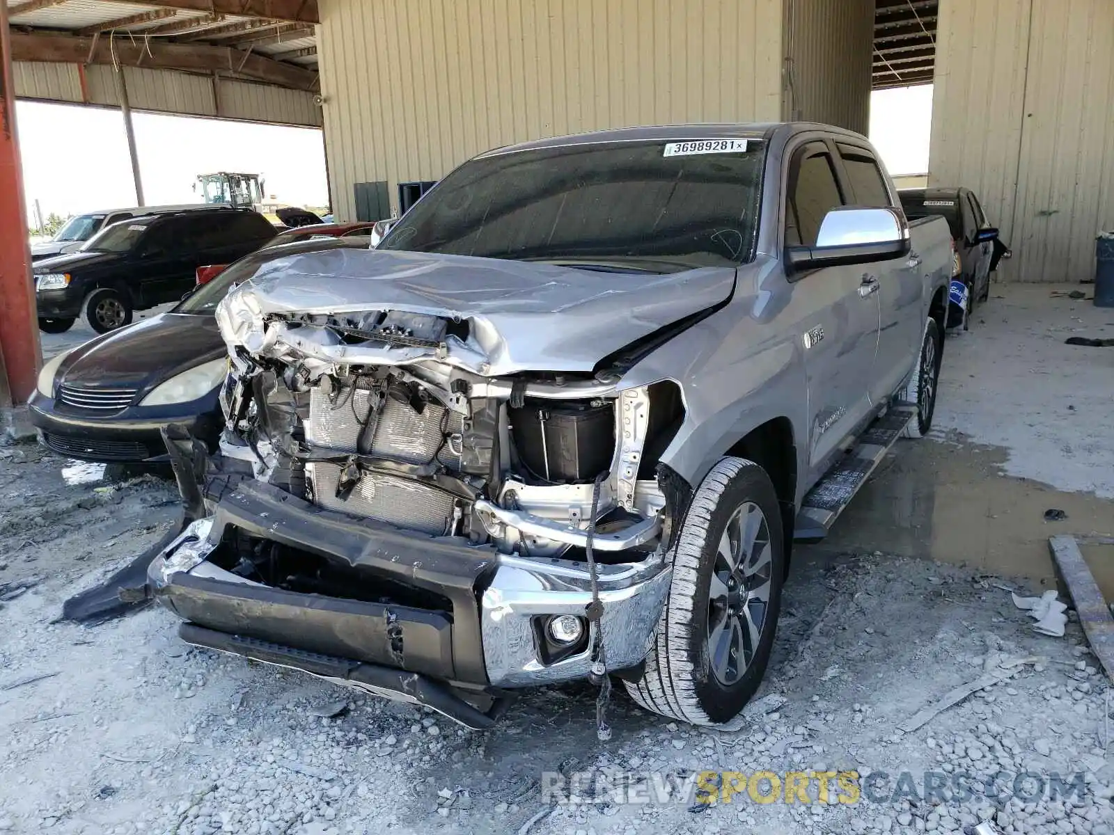 2 Photograph of a damaged car 5TFFY5F16LX264125 TOYOTA TUNDRA 2020