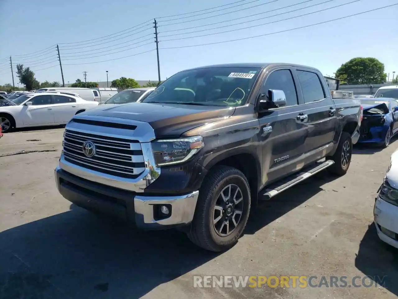 2 Photograph of a damaged car 5TFFY5F17LX261170 TOYOTA TUNDRA 2020