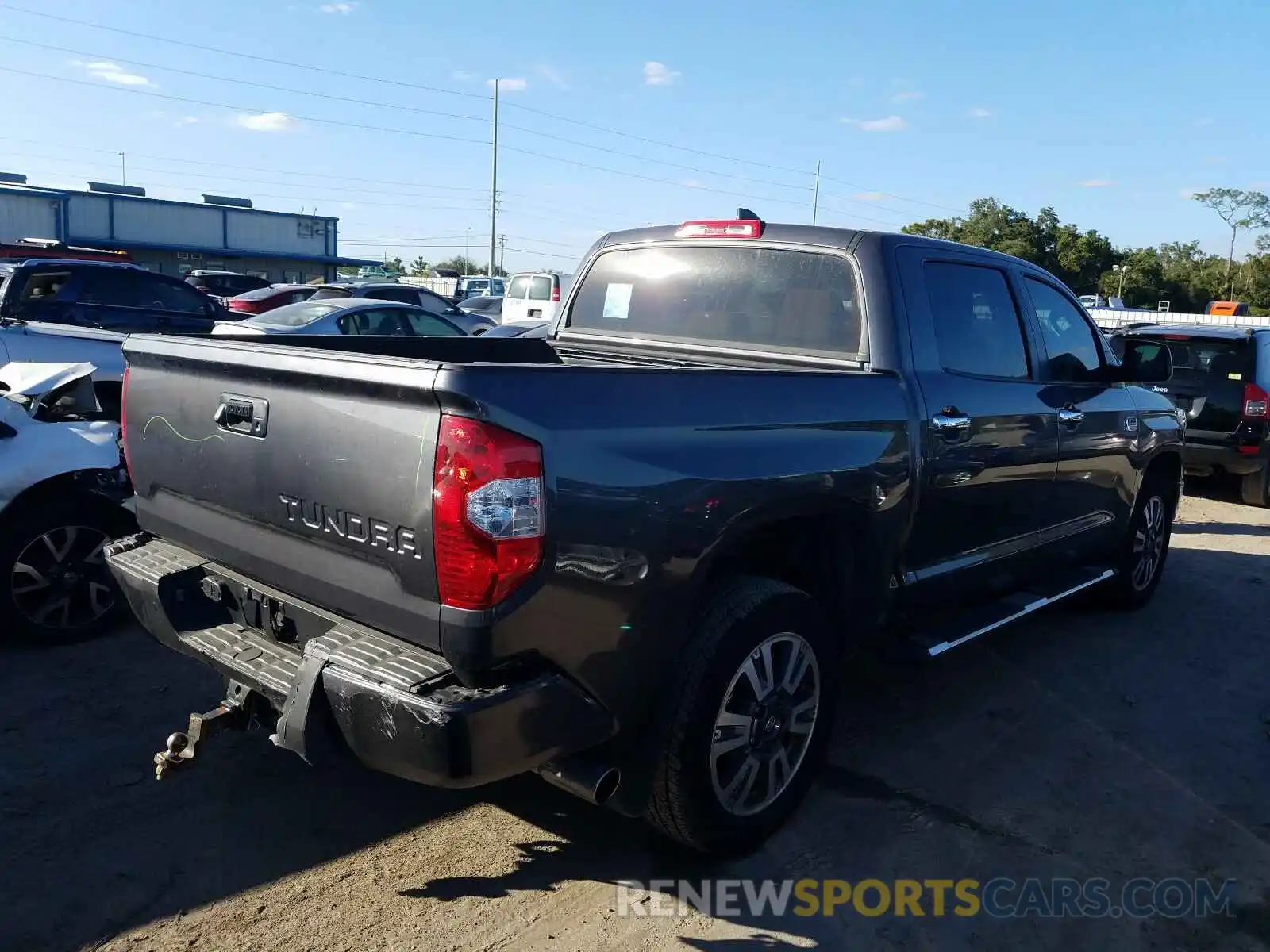 4 Photograph of a damaged car 5TFGY5F11LX266546 TOYOTA TUNDRA 2020