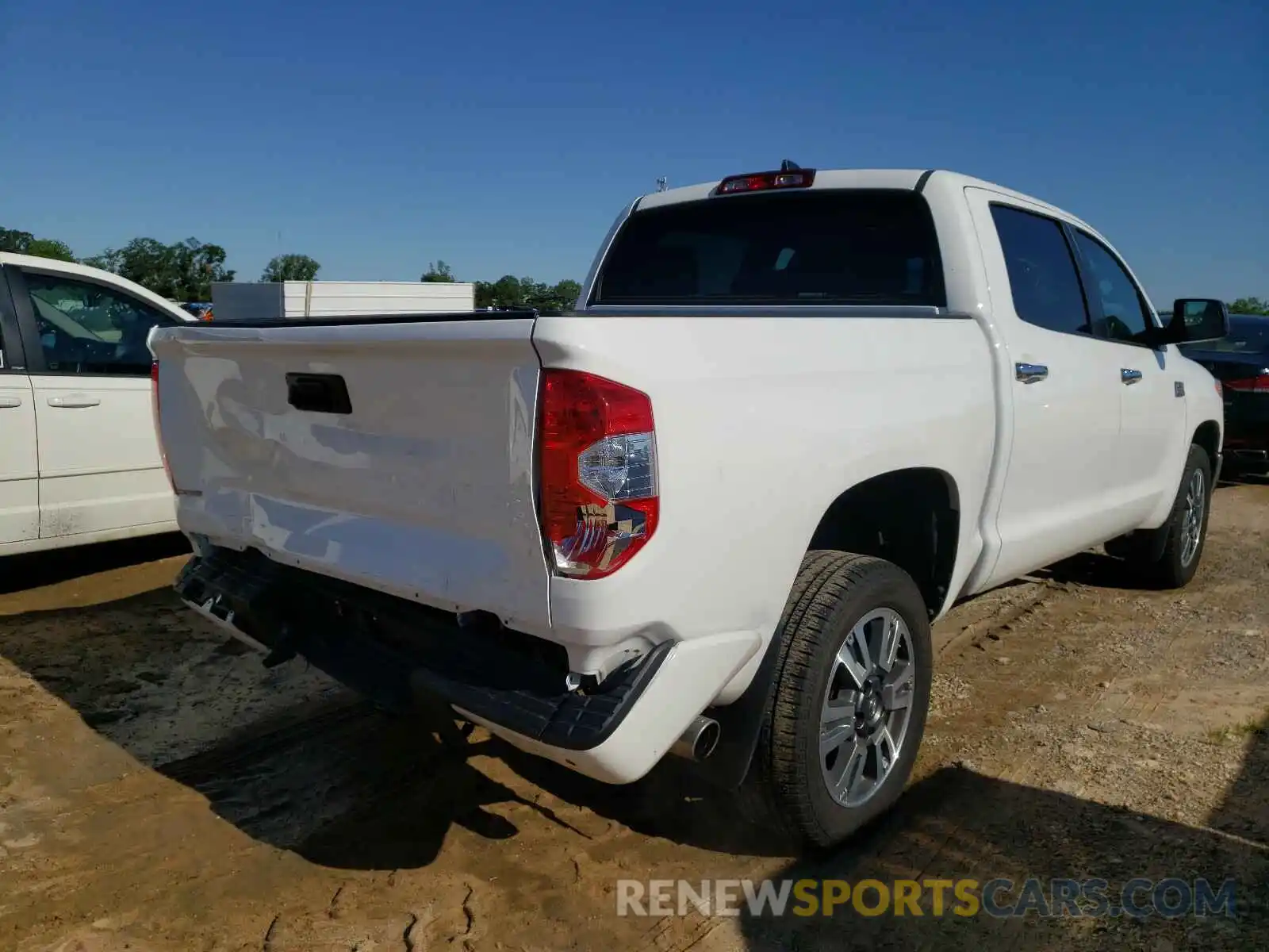 4 Photograph of a damaged car 5TFGY5F19LX263684 TOYOTA TUNDRA 2020