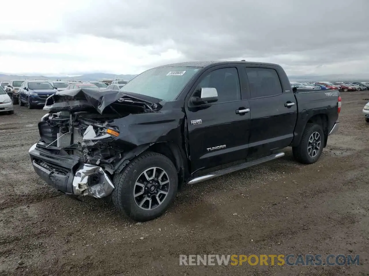 1 Photograph of a damaged car 5TFHY5F10LX893050 TOYOTA TUNDRA 2020