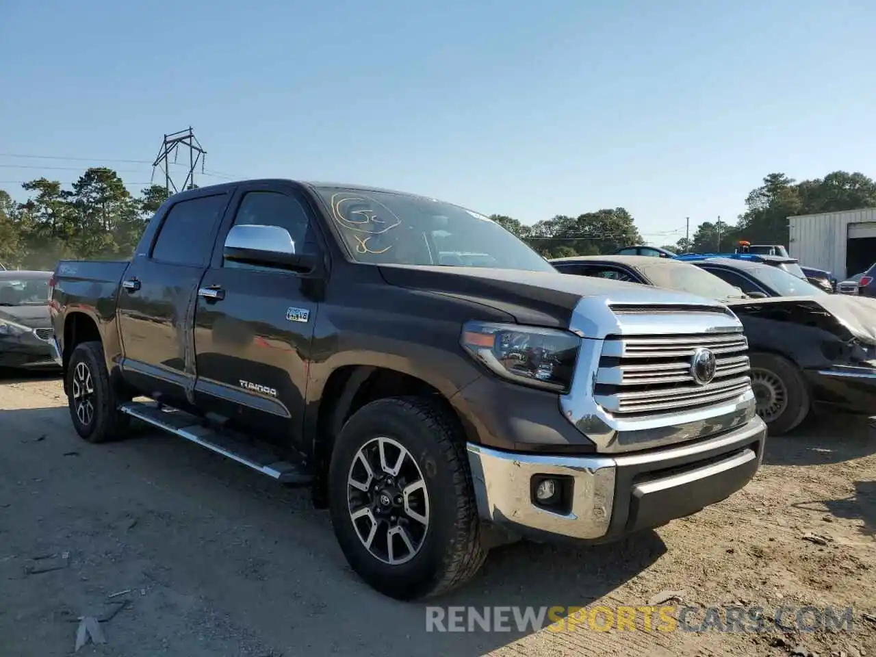 1 Photograph of a damaged car 5TFHY5F11LX871350 TOYOTA TUNDRA 2020