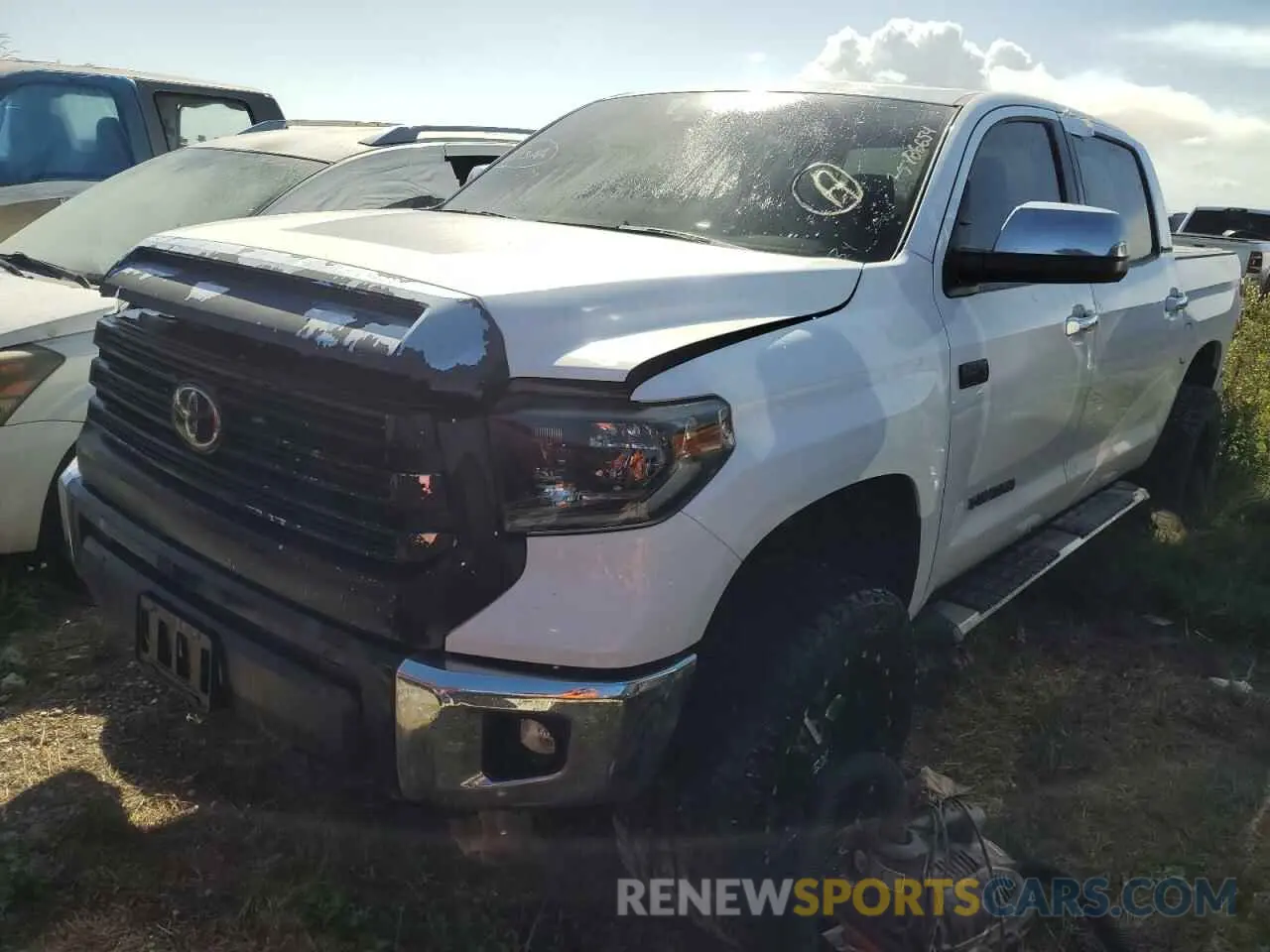 1 Photograph of a damaged car 5TFHY5F11LX926380 TOYOTA TUNDRA 2020