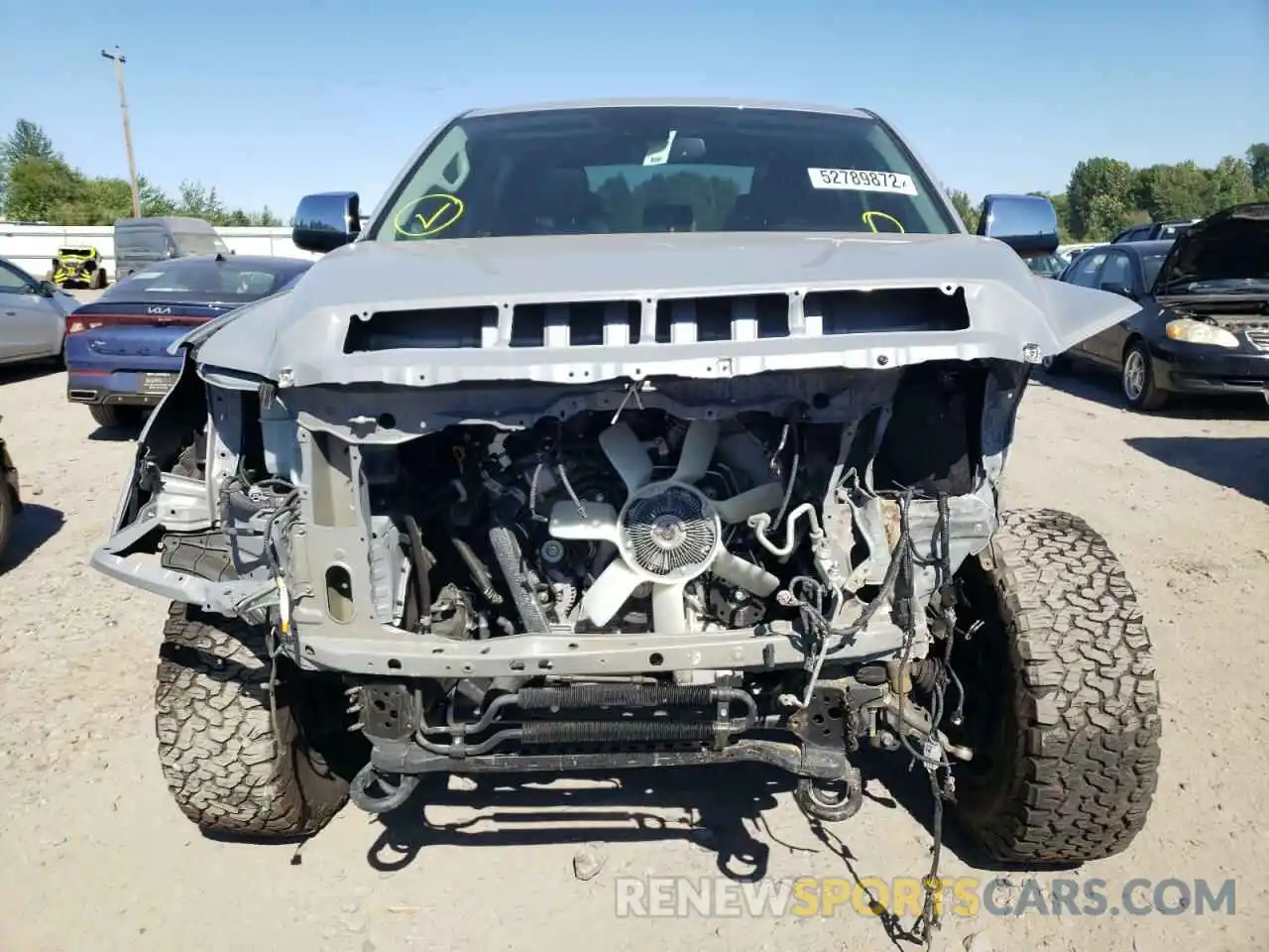 9 Photograph of a damaged car 5TFHY5F11LX948377 TOYOTA TUNDRA 2020