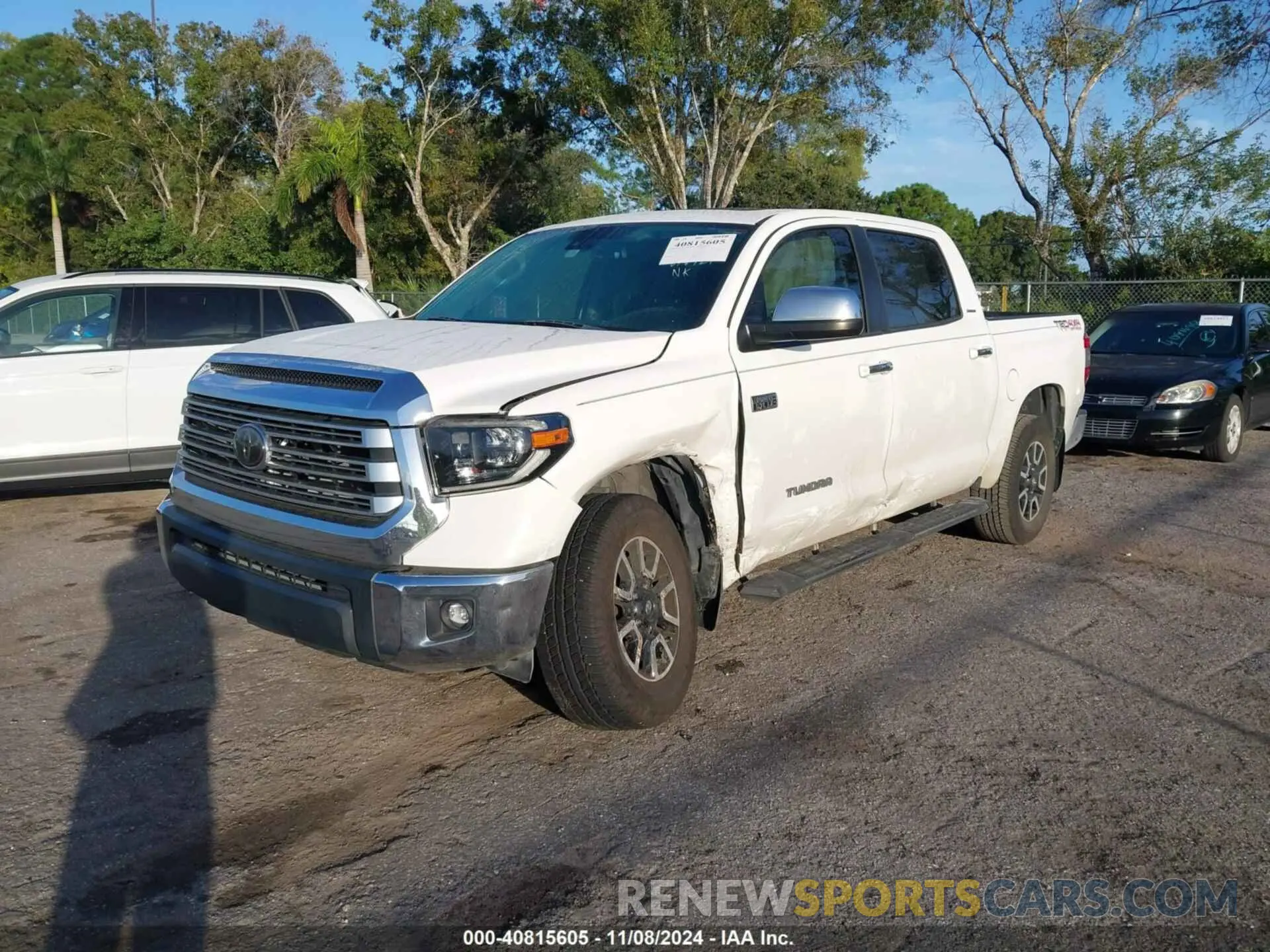 2 Photograph of a damaged car 5TFHY5F12LX878727 TOYOTA TUNDRA 2020