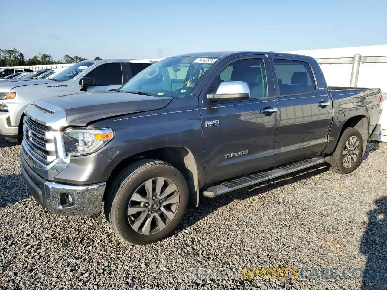 1 Photograph of a damaged car 5TFHY5F12LX893437 TOYOTA TUNDRA 2020
