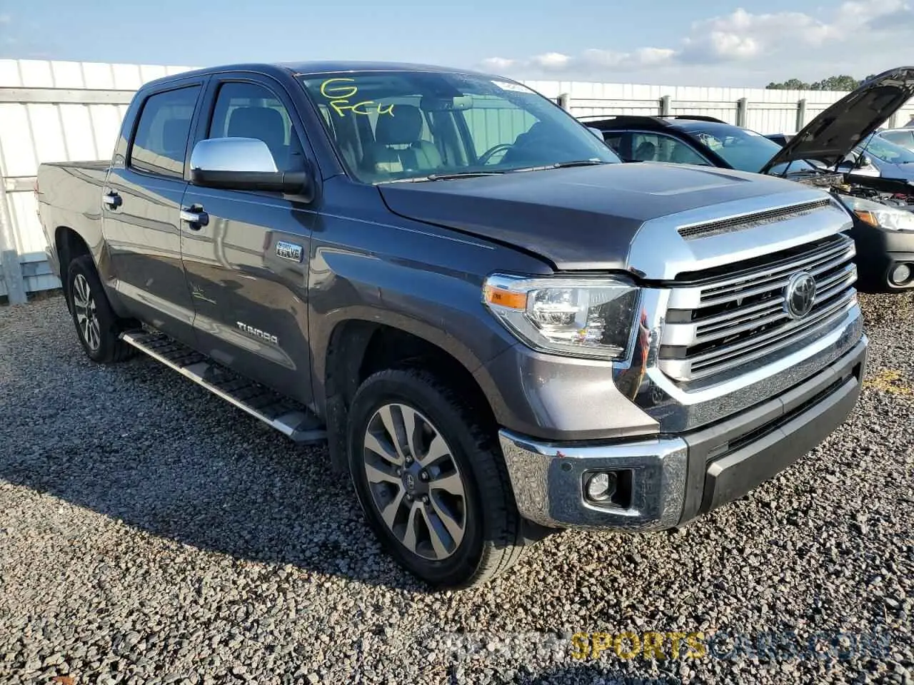 4 Photograph of a damaged car 5TFHY5F12LX893437 TOYOTA TUNDRA 2020
