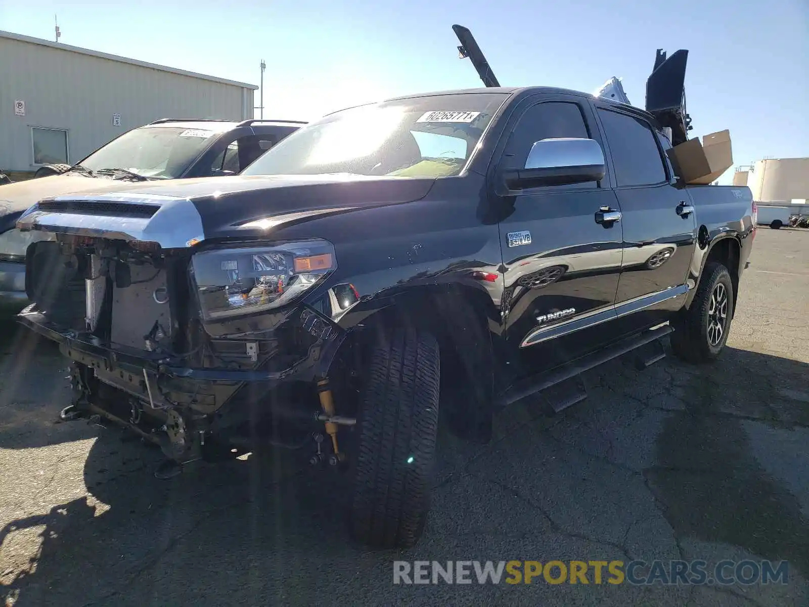 2 Photograph of a damaged car 5TFHY5F12LX940451 TOYOTA TUNDRA 2020