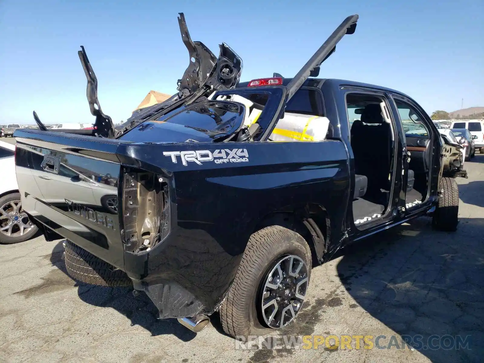 4 Photograph of a damaged car 5TFHY5F12LX940451 TOYOTA TUNDRA 2020