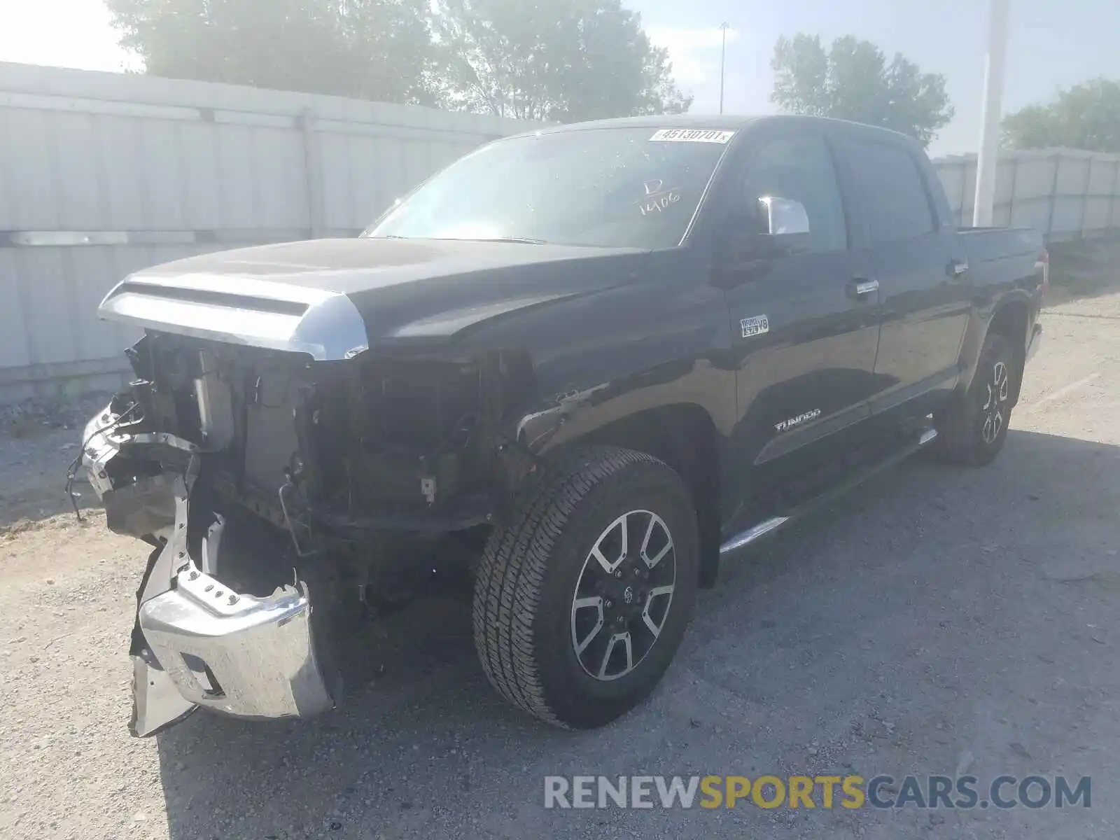 2 Photograph of a damaged car 5TFHY5F13LX891406 TOYOTA TUNDRA 2020