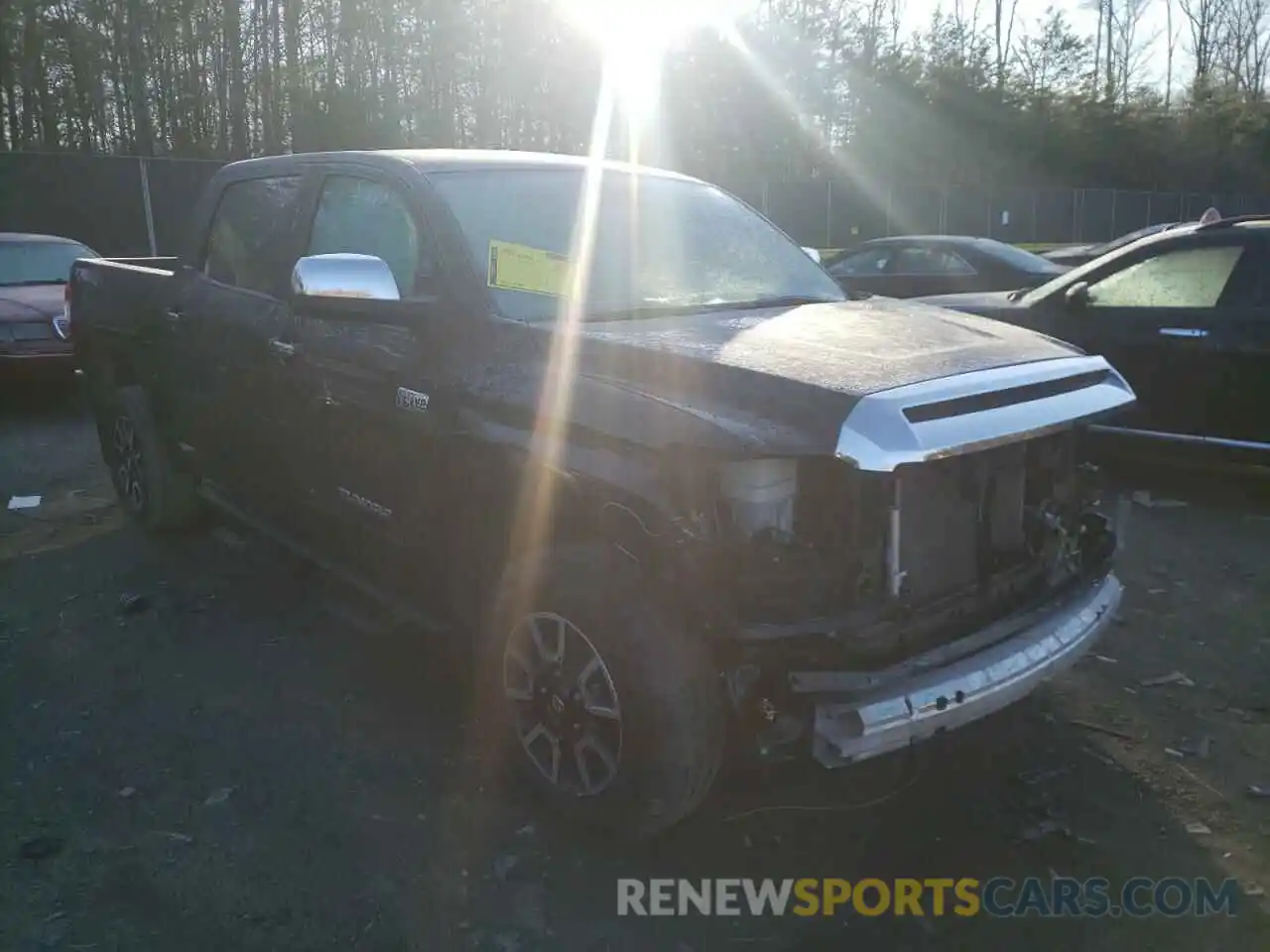 1 Photograph of a damaged car 5TFHY5F13LX897772 TOYOTA TUNDRA 2020