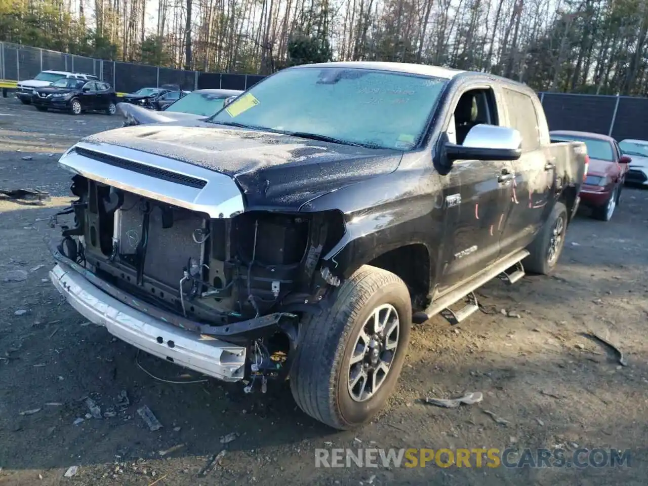 2 Photograph of a damaged car 5TFHY5F13LX897772 TOYOTA TUNDRA 2020