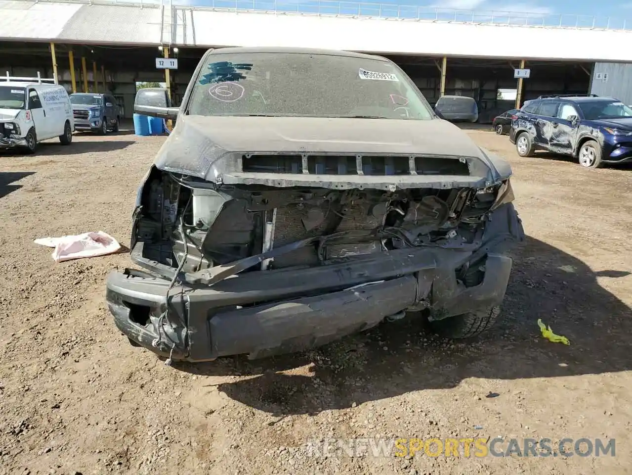 9 Photograph of a damaged car 5TFHY5F13LX937316 TOYOTA TUNDRA 2020