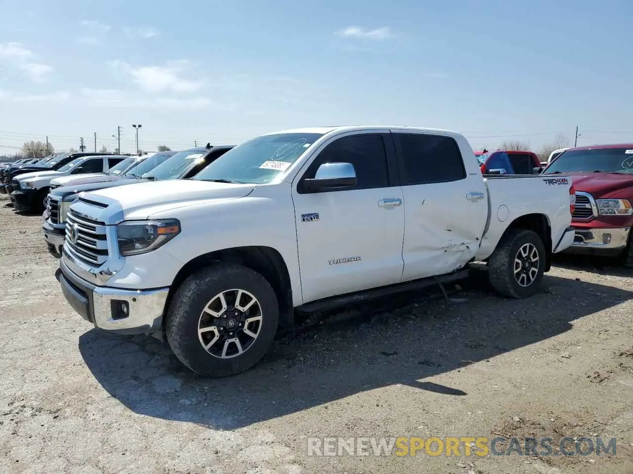 1 Photograph of a damaged car 5TFHY5F13LX946291 TOYOTA TUNDRA 2020