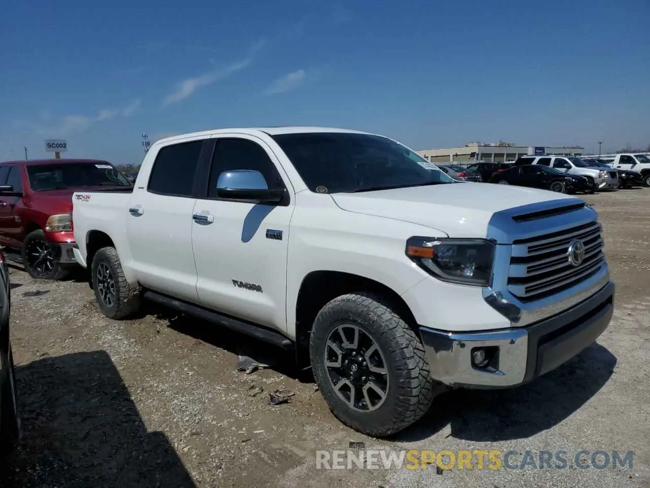 4 Photograph of a damaged car 5TFHY5F13LX946291 TOYOTA TUNDRA 2020