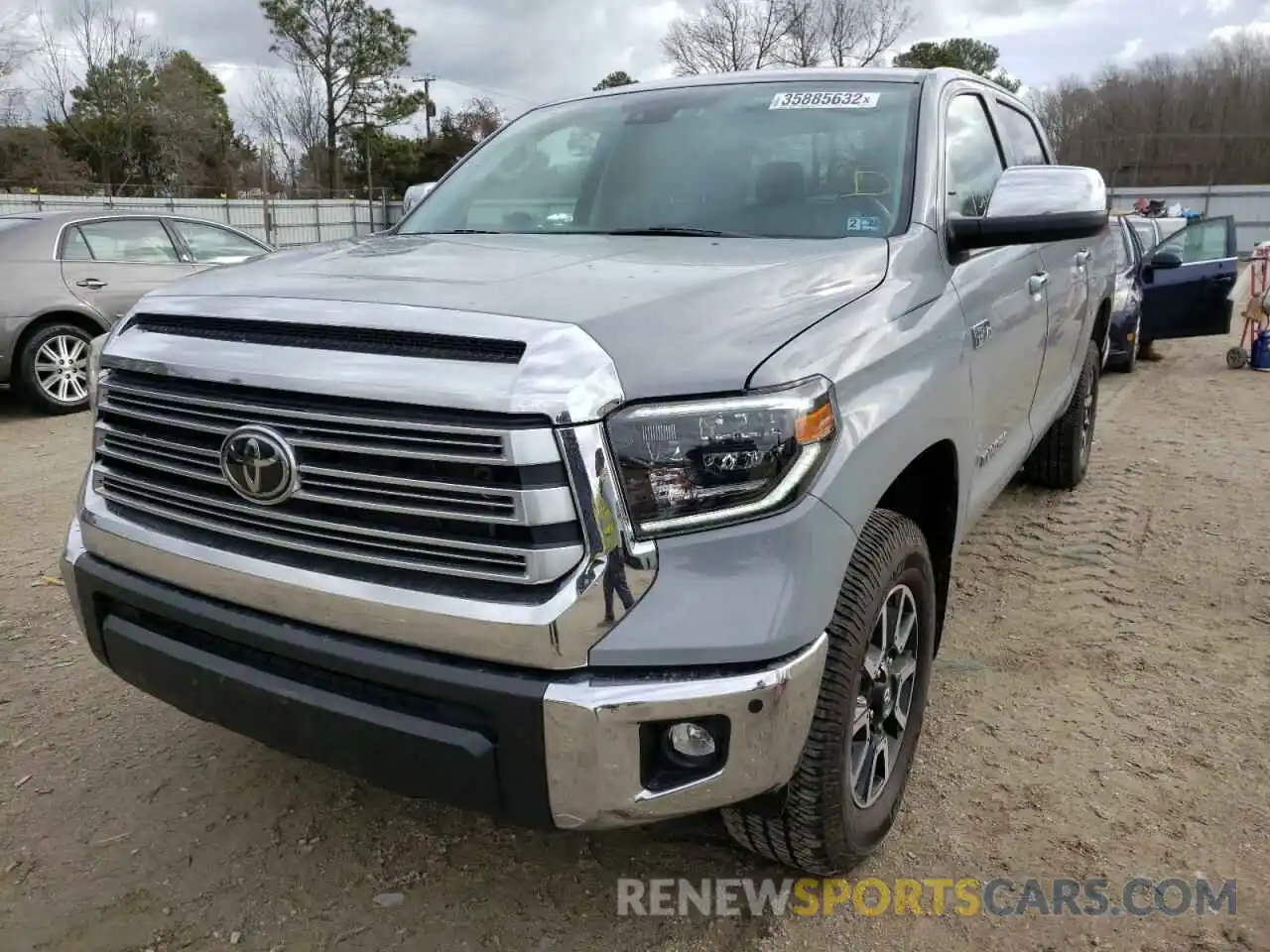 2 Photograph of a damaged car 5TFHY5F14LX907760 TOYOTA TUNDRA 2020