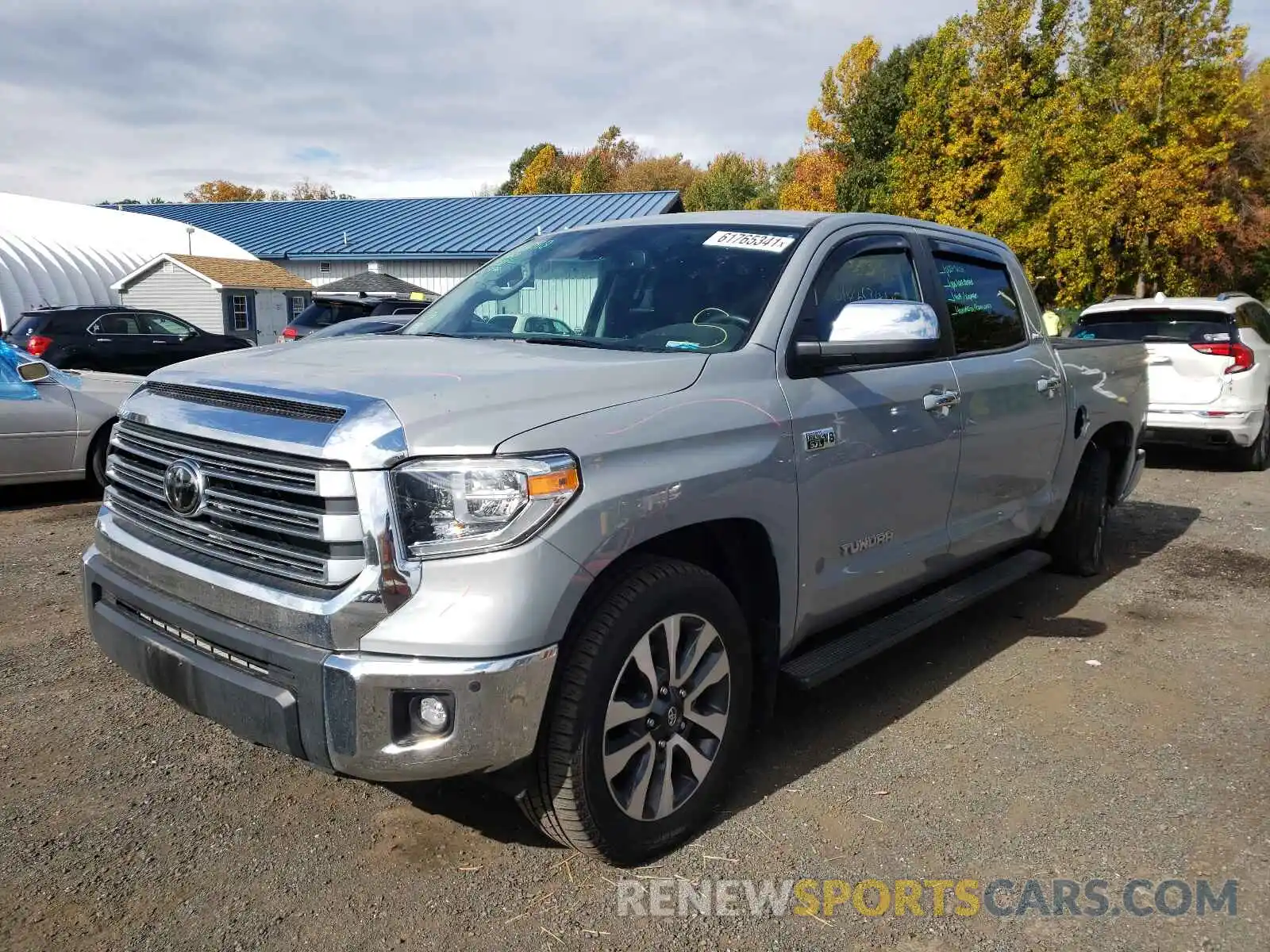 2 Photograph of a damaged car 5TFHY5F15LX917682 TOYOTA TUNDRA 2020